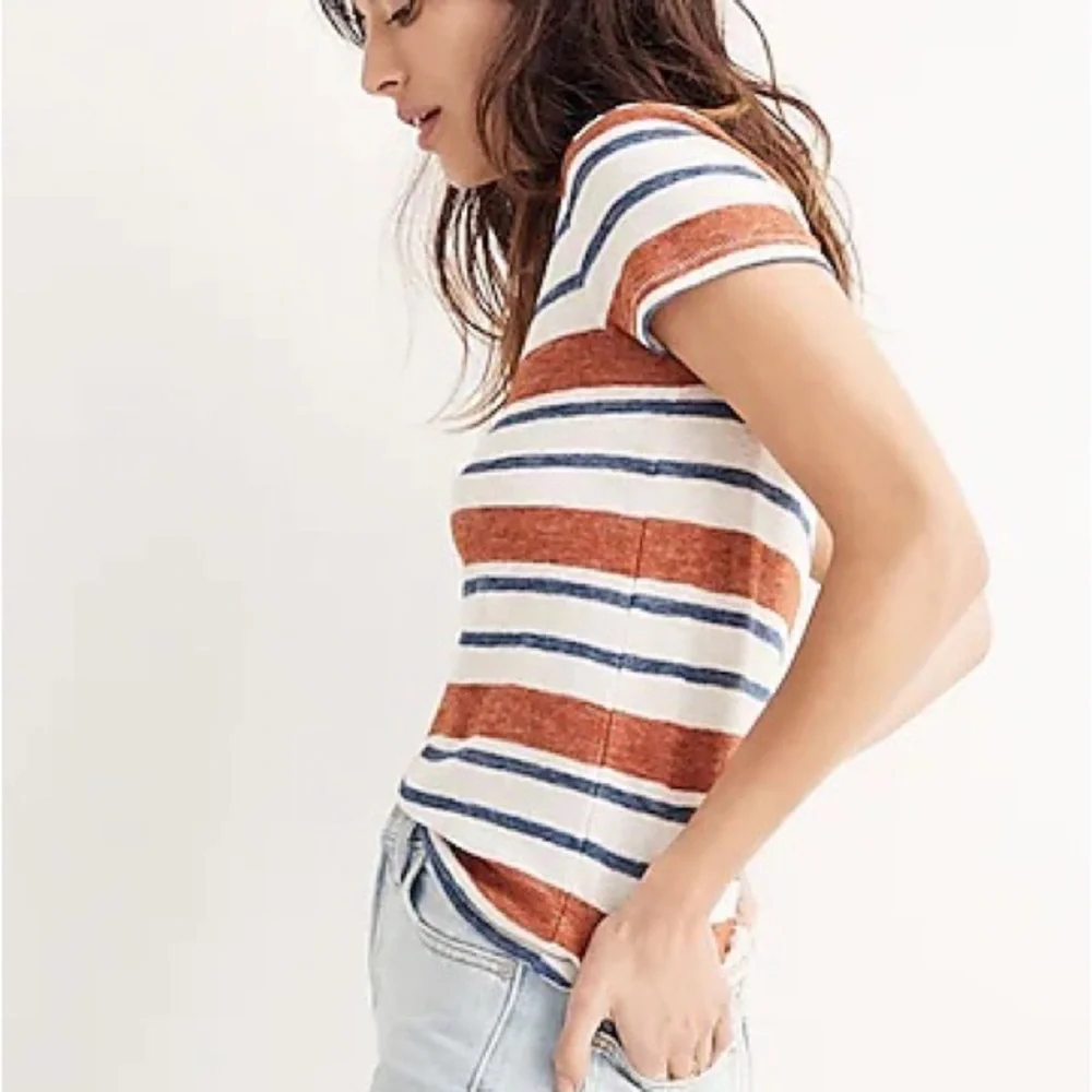 MADEWELL Willford Short Sleeve Shirt Linen XL - Picture 6 of 7